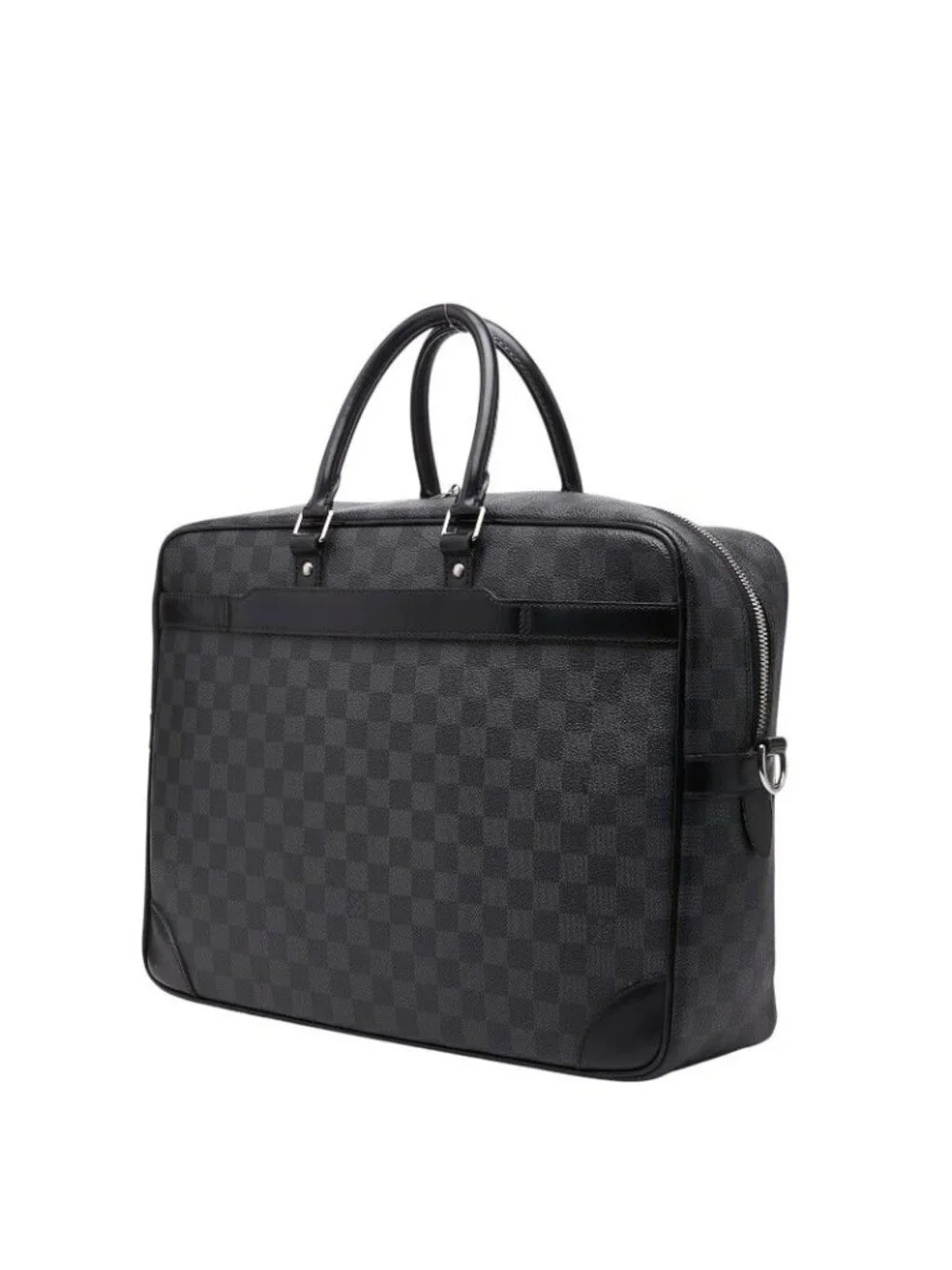 Louis Vuitton Damier Graphite Voyage GM Business Briefcase Black Gray Leather